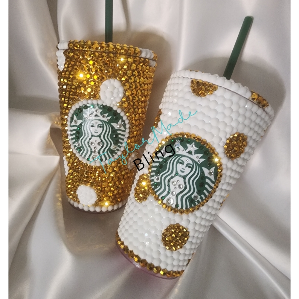 Custom Bling Starbucks Tumbler (Grande sz M)